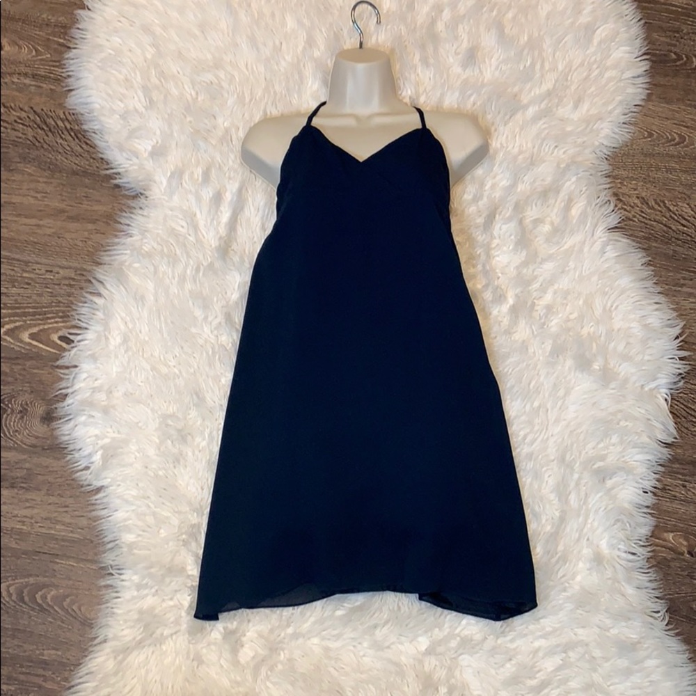 Paula Hian Marine Silk Dress NWT